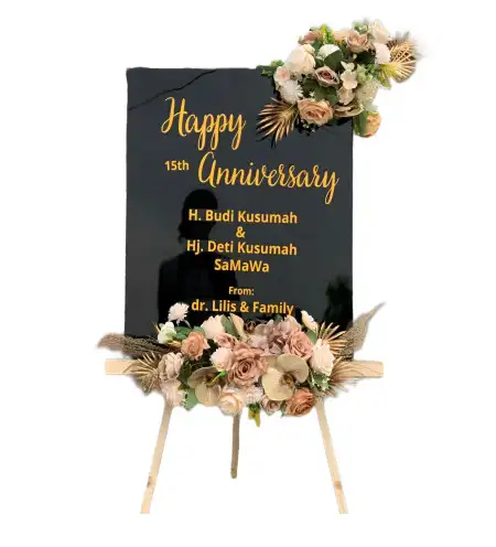 Papan Bunga Akrilik Gedung Pewayangan Kautaman