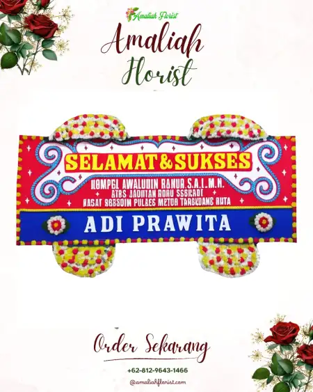 Papan Bunga Ucapan Selamat Gedung Pewayangan Kautaman
